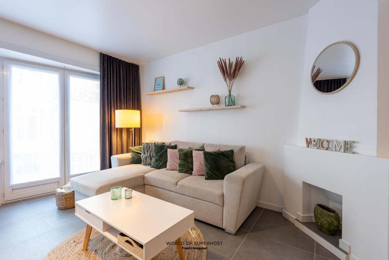 Spacious Apartment Closeby The Sea Up To 6 People! Oostende Buitenkant foto