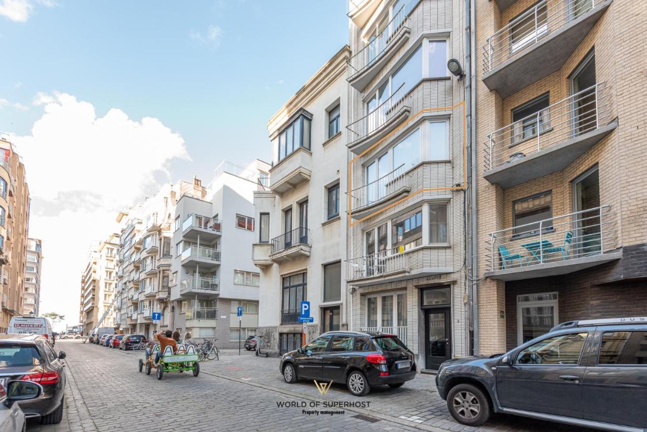 Spacious Apartment Closeby The Sea Up To 6 People! Oostende Buitenkant foto